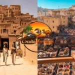 Vista de Ait Ben Haddou y de la histórica medina de Fez durante un recorrido de Marruecos en 5 Días por ciudades imperiales, montañas y desierto